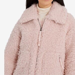 UGG Women's Pink Shearling Jacket